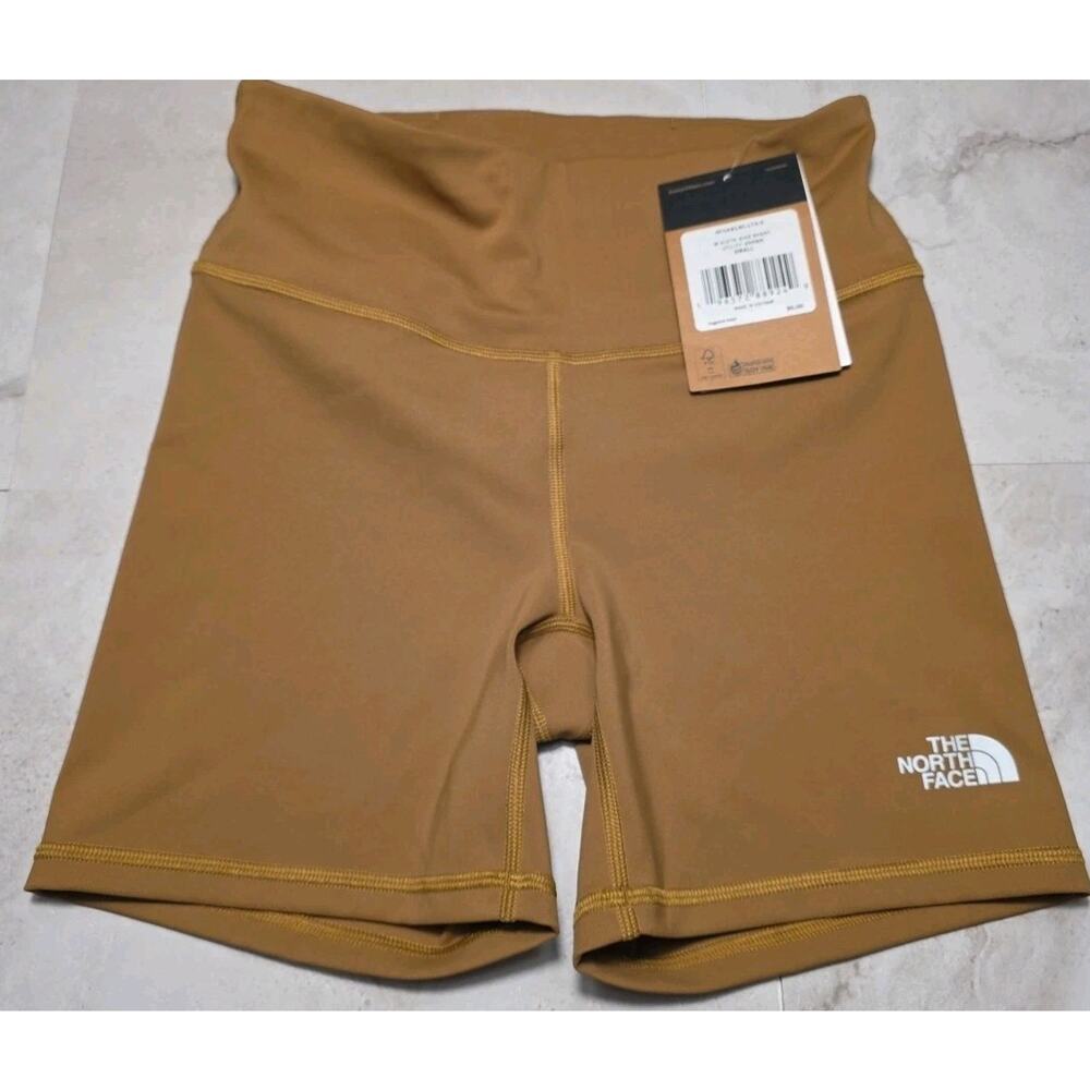 The North Face Womens Elevation Bike Shorts, Small, Utility Brown NWT, $50 MSRP